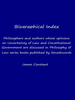 cover image of Biographical Index